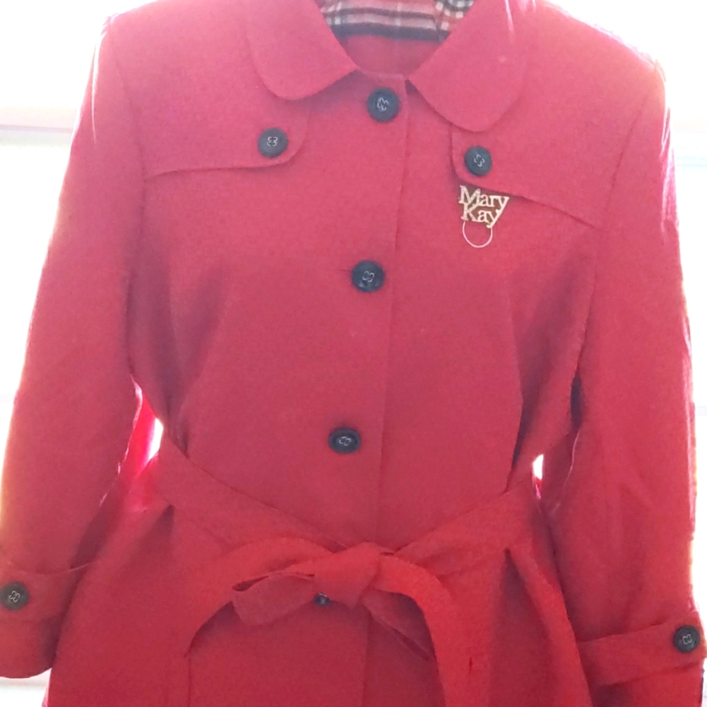 Woman's Plus Sz Red Blazer